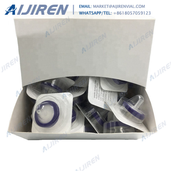 wheel filter pvdf mushroom syringe filter gas exchange